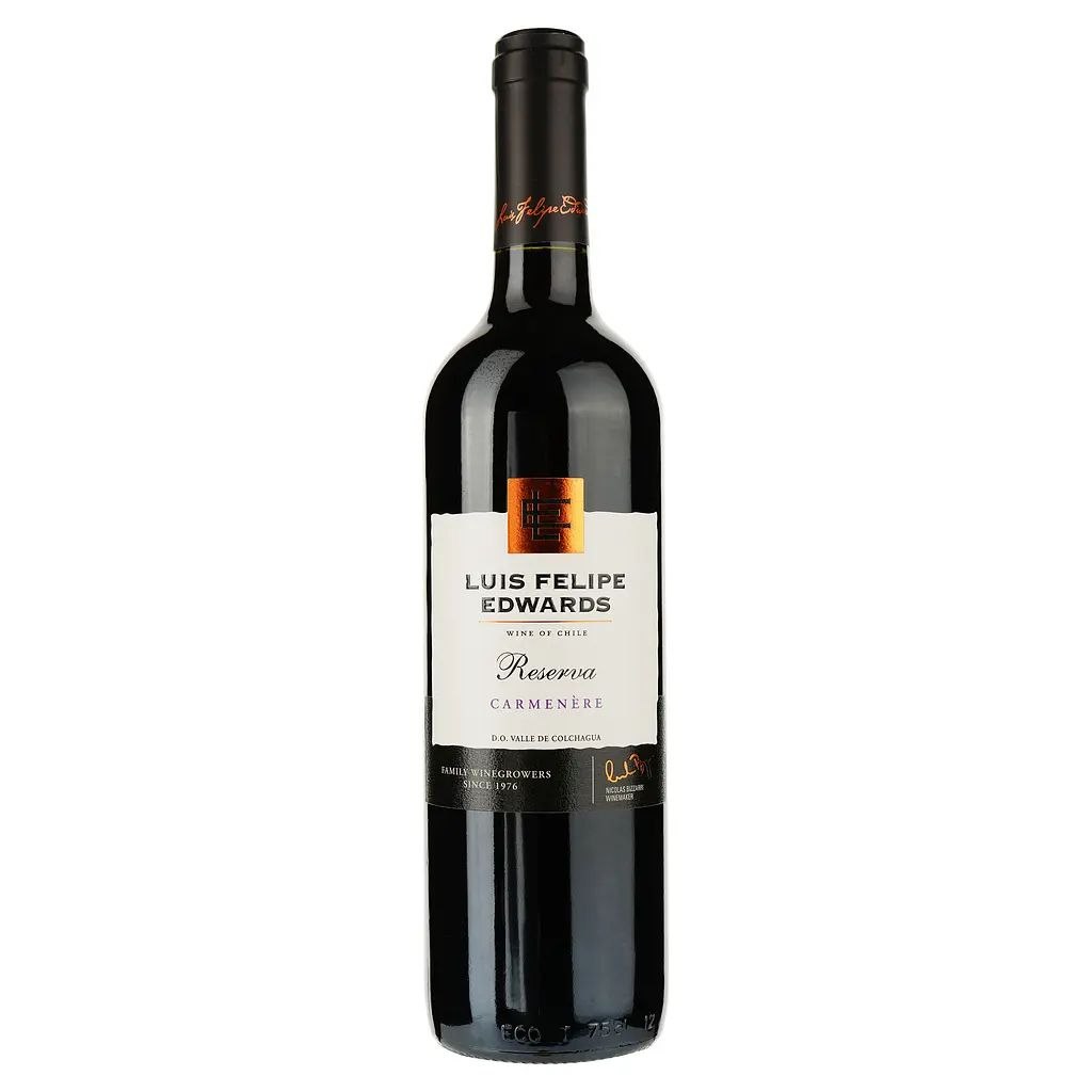 Luis Felipe Edwards Carmenere Reserva 2021 сухе червоне 13.5% 150мл
